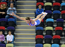 Bakıda batut gimnastikası üzrə FIG Dünya Kubokunun ilk yarış günü start götürüb. Azərbaycan, 5 mart, 2016